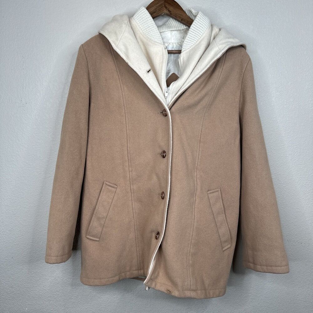 Mackintosh Vestcoat Vintage Wool Coat Hooded XL Luxe Capsule‎ Preppy Trendy USA